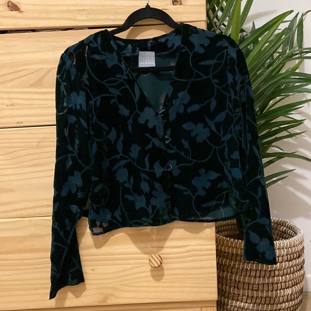 Green Crop Top